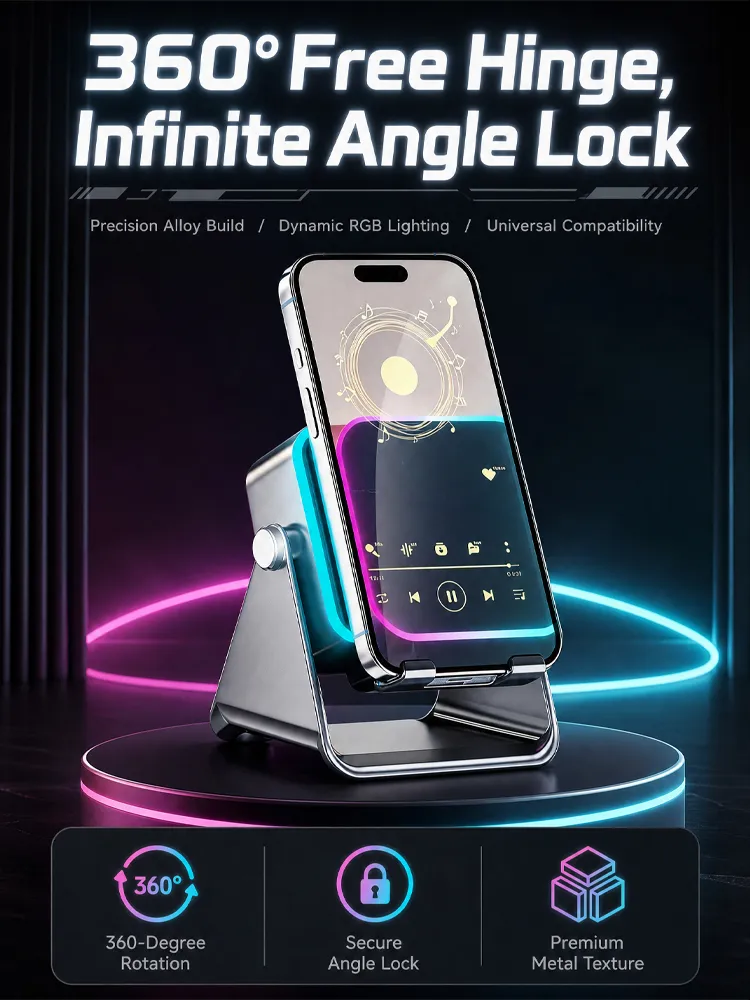 4-in-1 Wireless Induction Bluetooth Speaker Stand