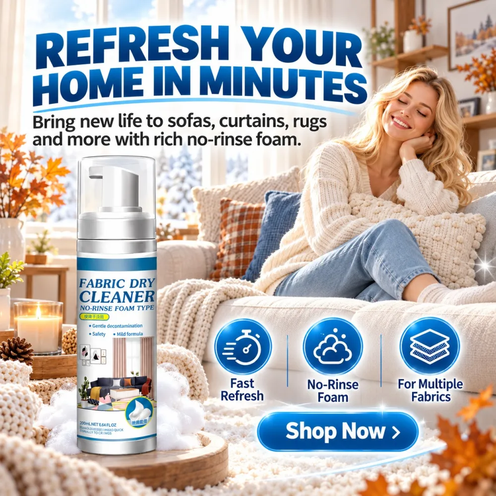 Furniture dry cleaning detergent