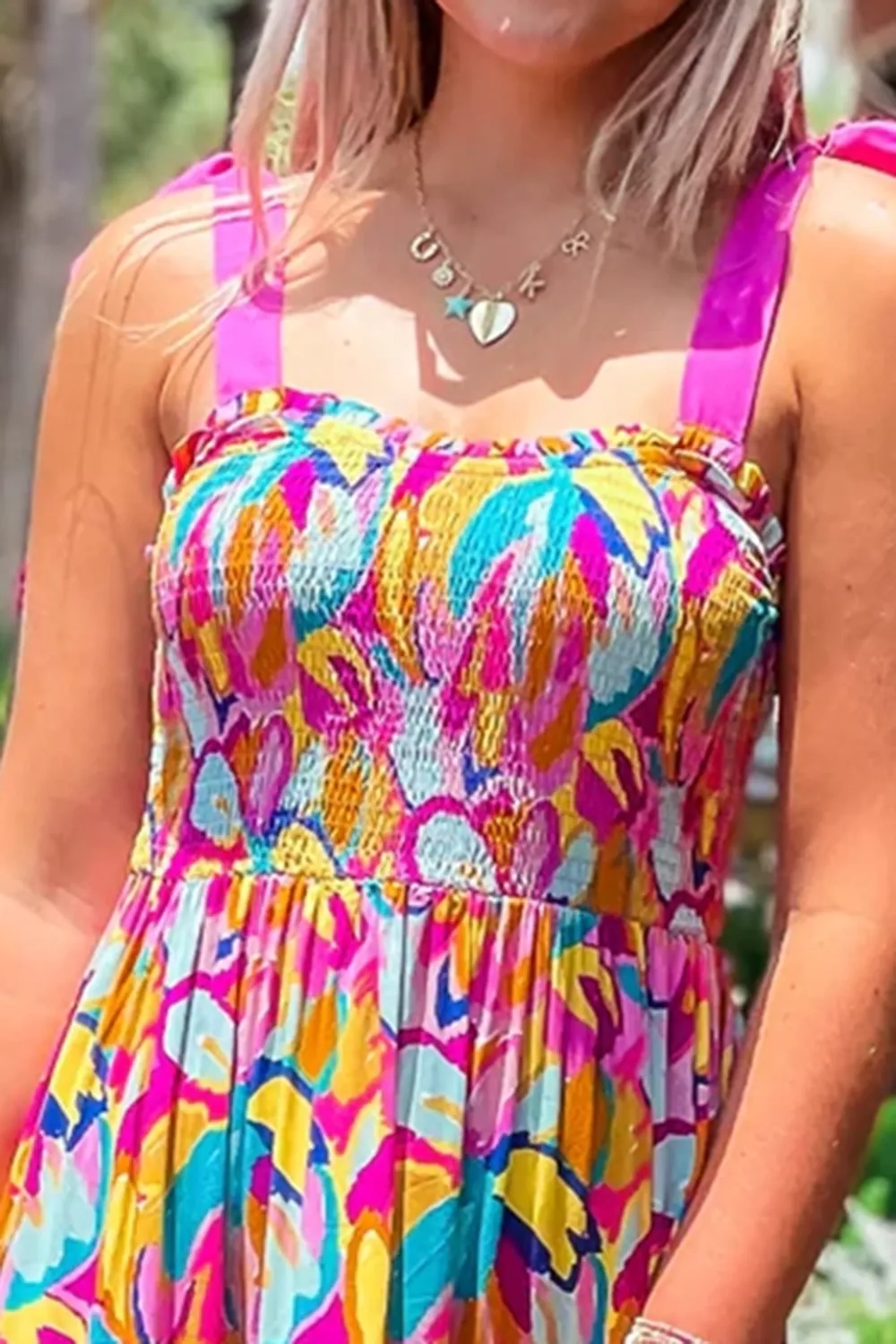 Colorful Floral Dress