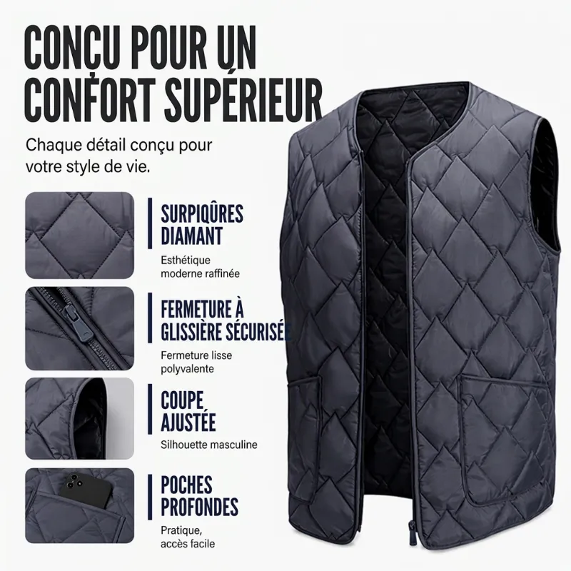 Men's warm vest