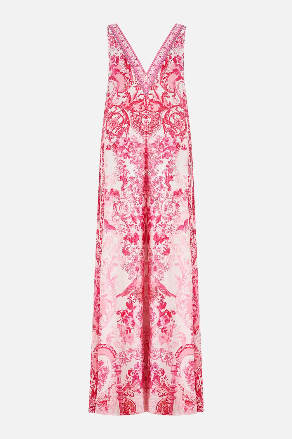 V-Neck Flared Jumpsuit