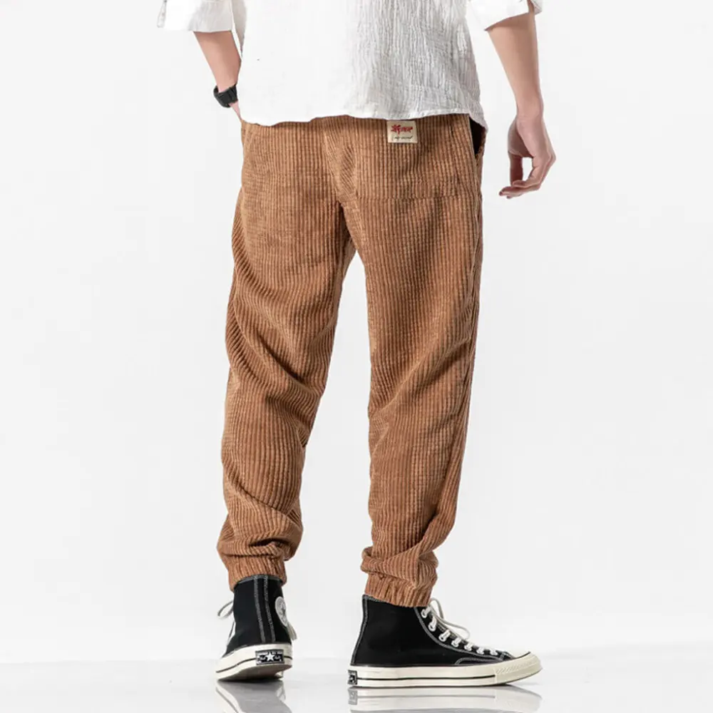 Soft Corduroy Tapered Pants
