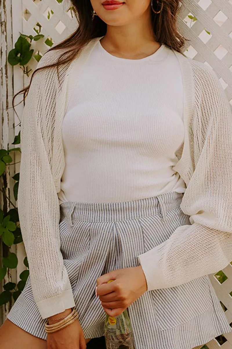 Breathable Linen Solid Color Women's Waistcoat Jacket