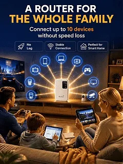 Blazing Fast 5G Pocket Hotspot | Zero Contracts | Connect 10 Devices Anywhere
