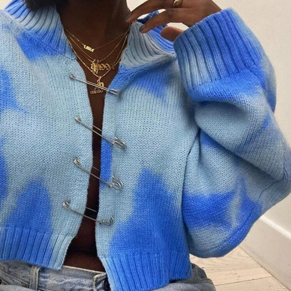 Safety Pin Knitted Cardigan