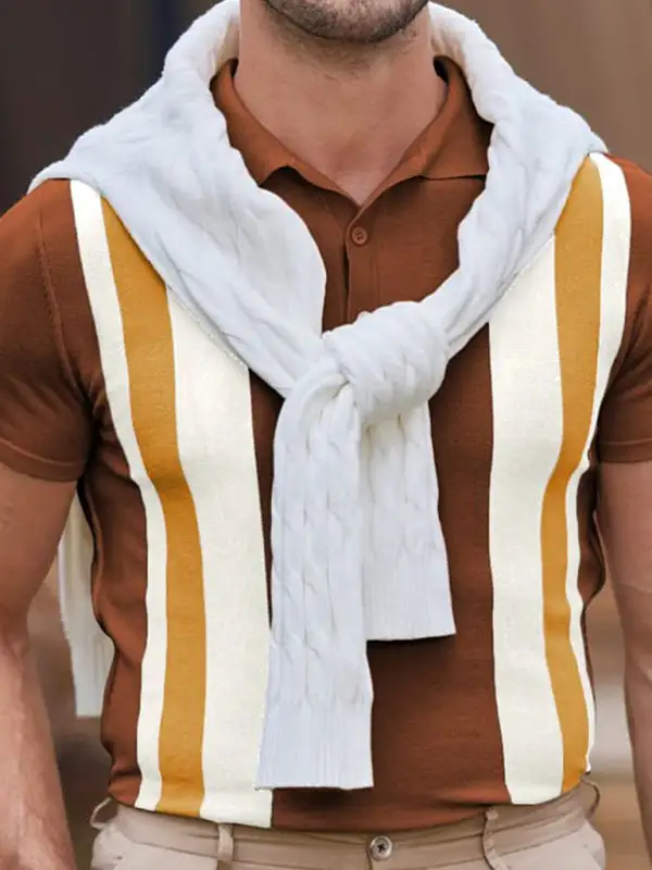 Everyday Striped Short Sleeve Shirt