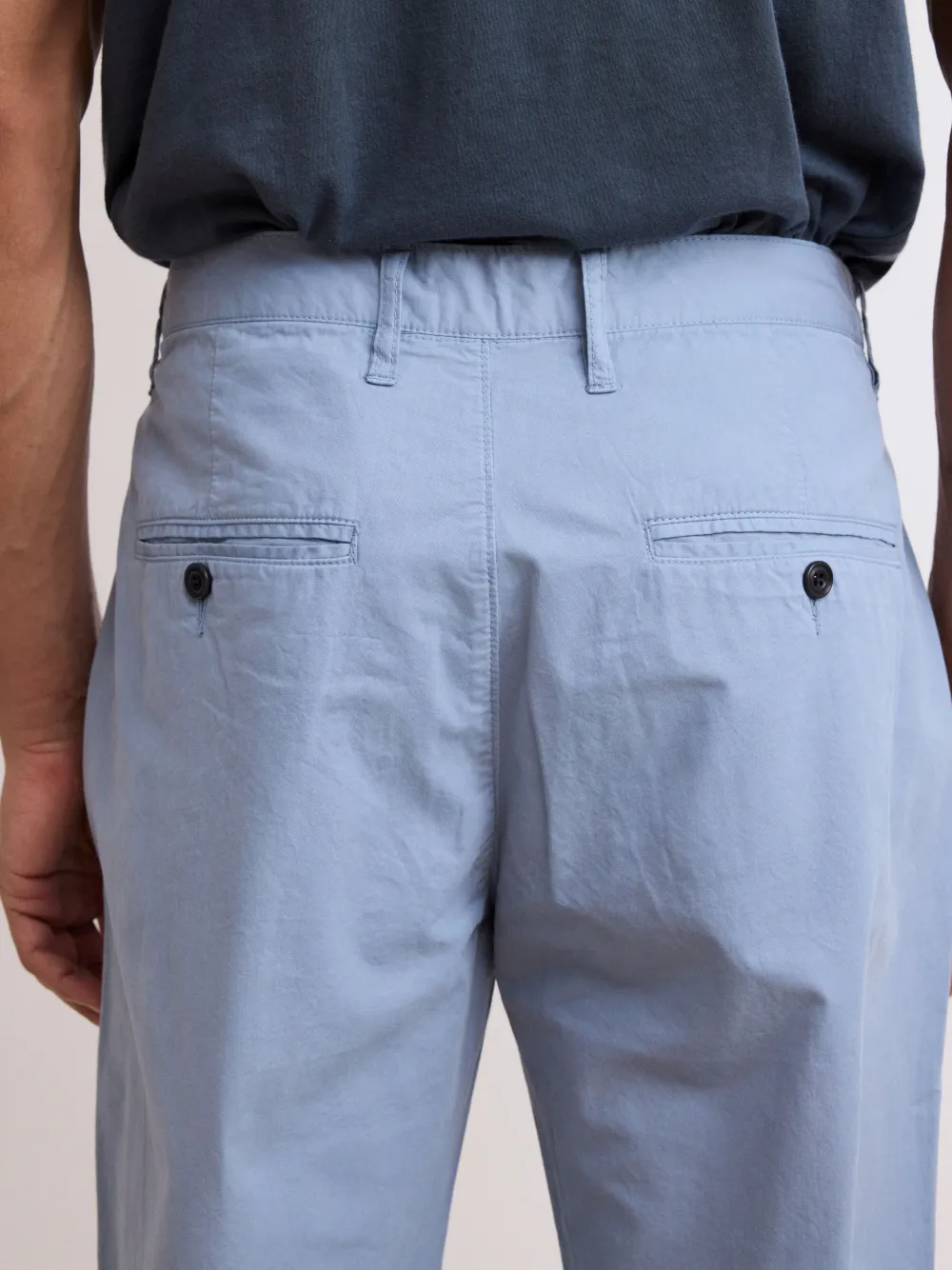 Casual Style Men's Storm Blue Light Chino Pants