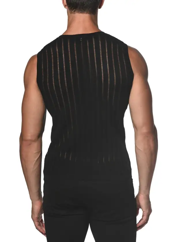 Effortless Open Knit Vest
