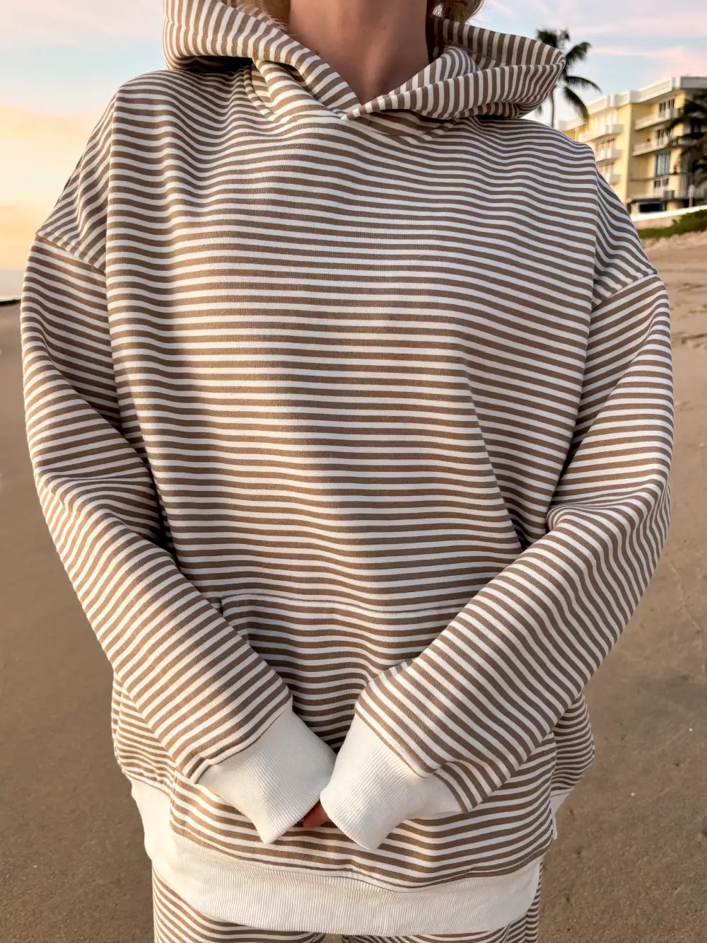 And Big Striped Hoodie