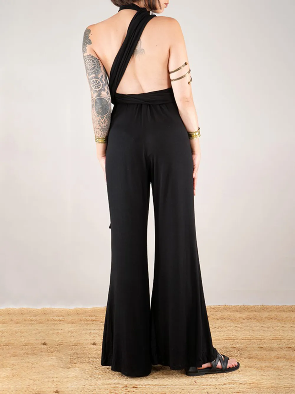 Cross Back Jumpsuit