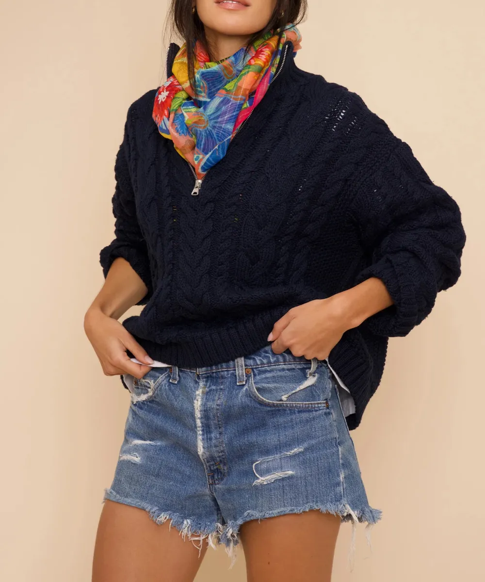 Art Graphic Casual Style Sarong Wrap