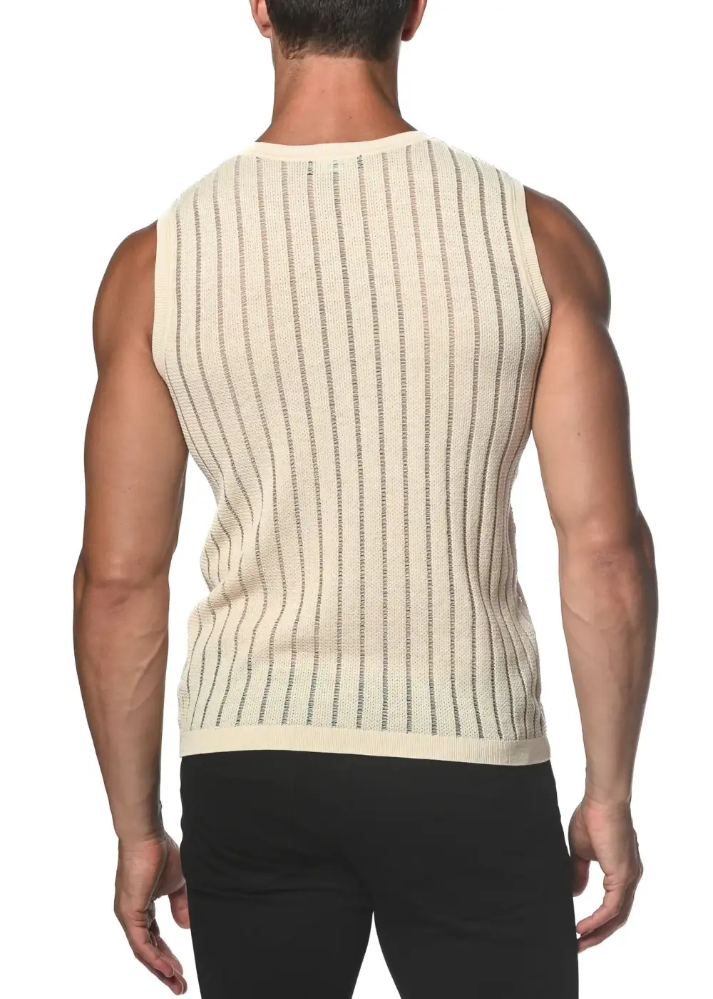 Dynamic Open Knit Vest