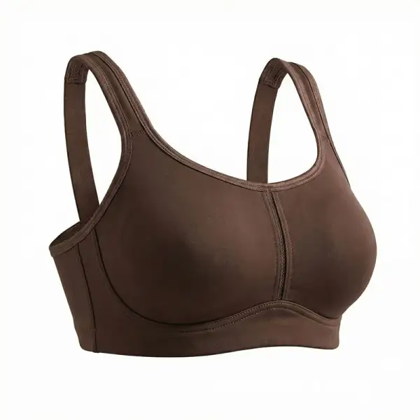 Scoop Neck Wide Strap Wireless Bra