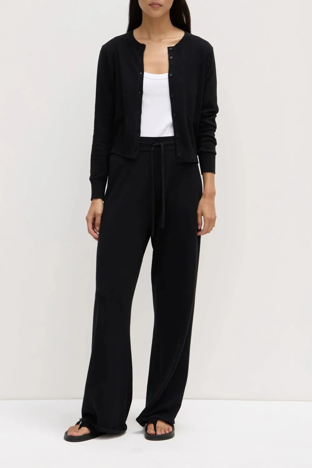 Wrap Up Elastic Waistband Pants