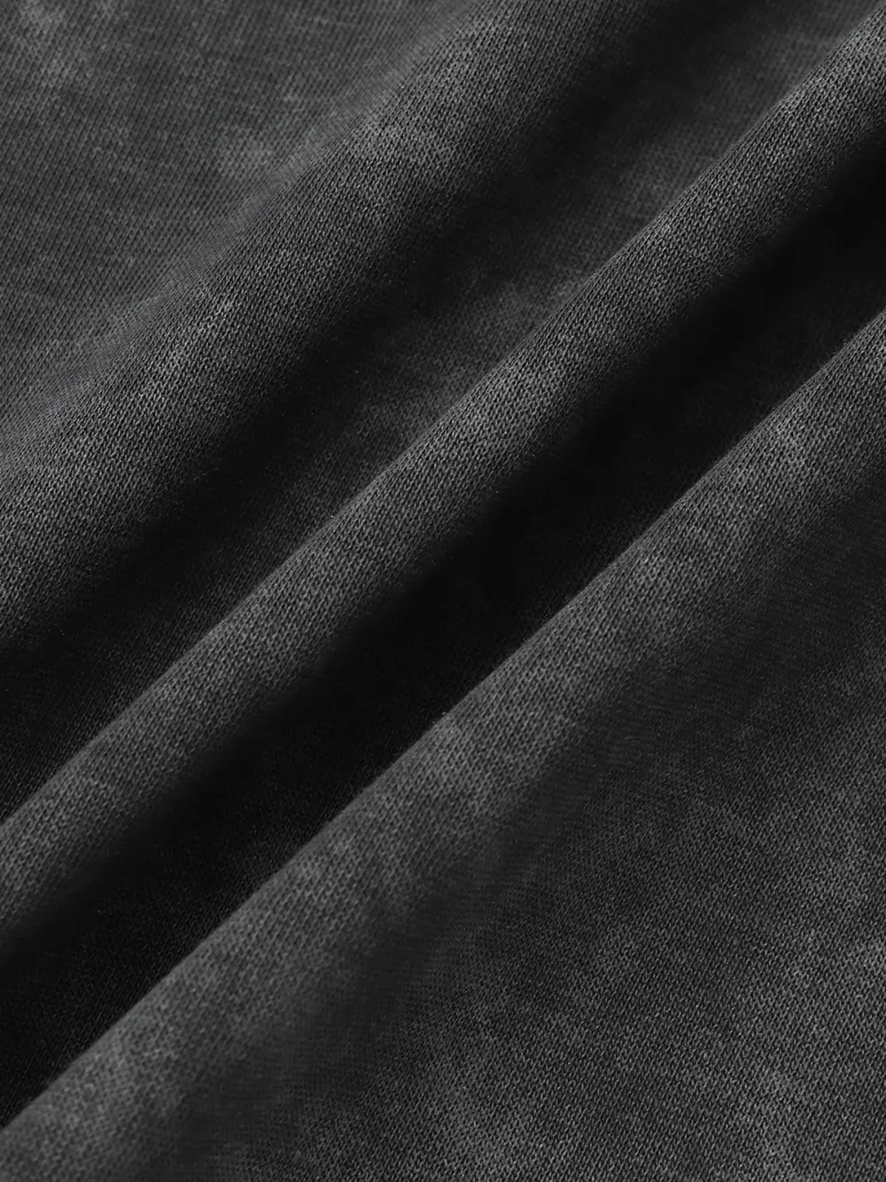 Gray Graphic Basic Top T-Shirt