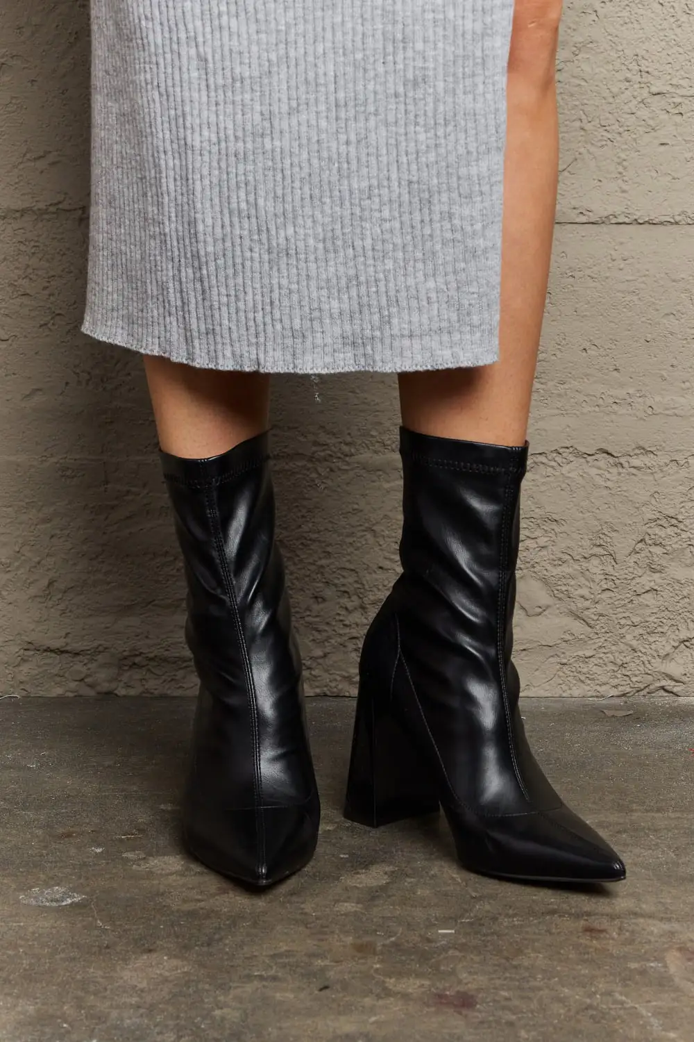 Modern Heels Block Heel Boots Edit
