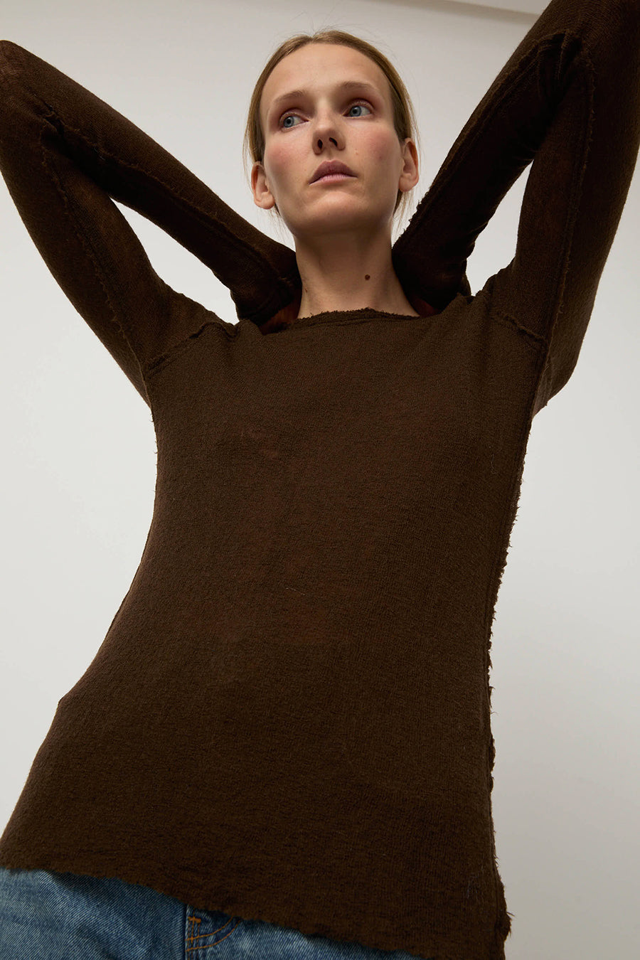 Guðrun & Guðrun Barba Crewneck in Chocolate