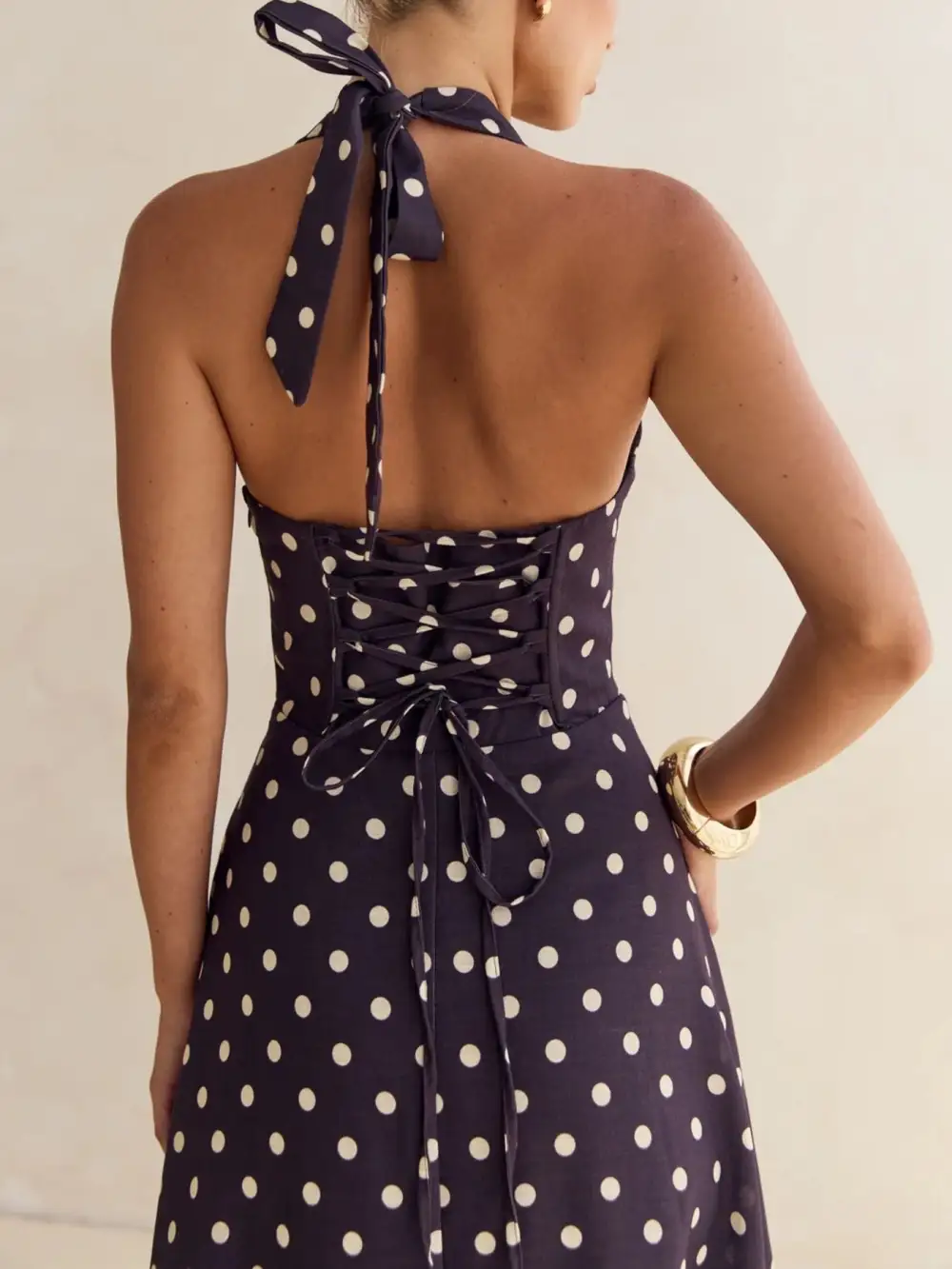 Clean Line Floral Printed Maxi Dress