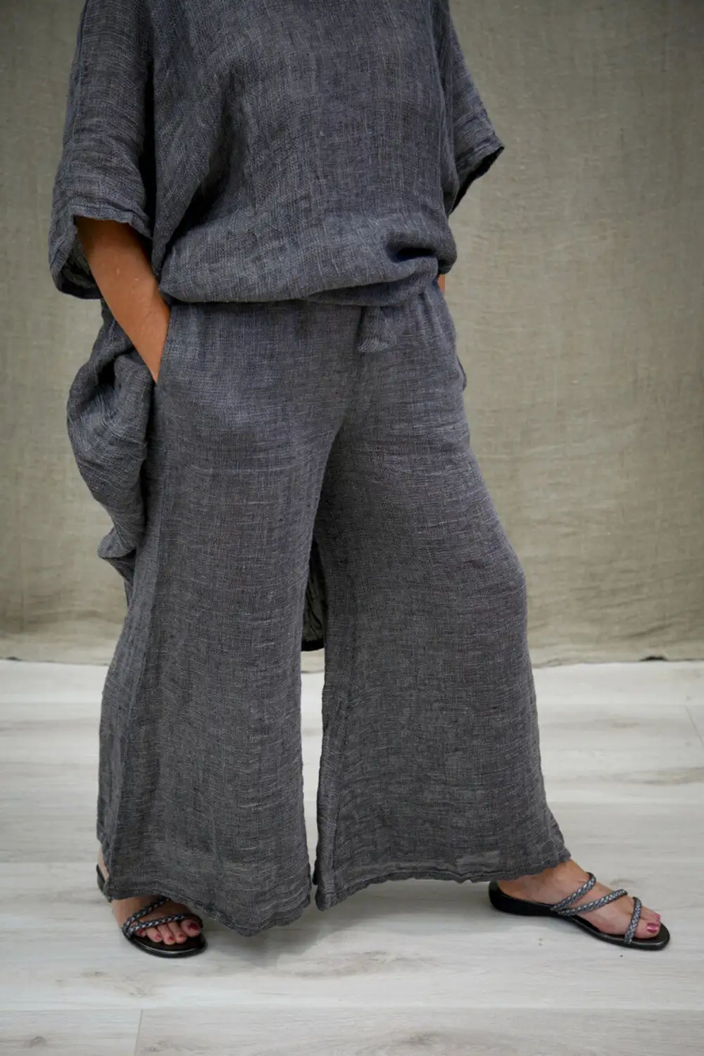Alessa Wide Leg Pants Woven