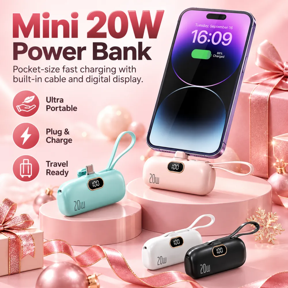 5000mAh Mini Draagbare Lader Power Bank voor Telefoo