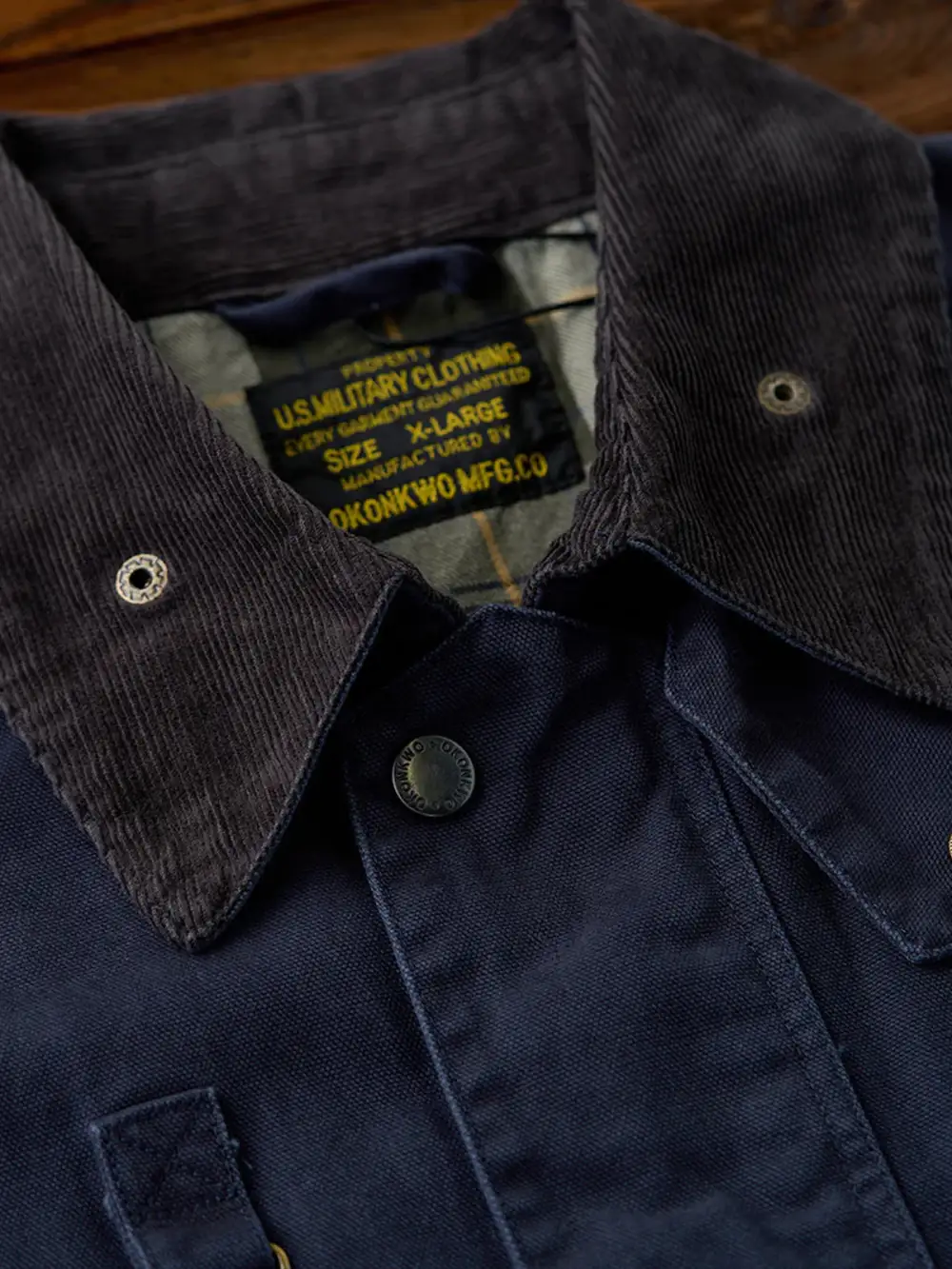 Men'S Corduroy Canvas Work Jacket