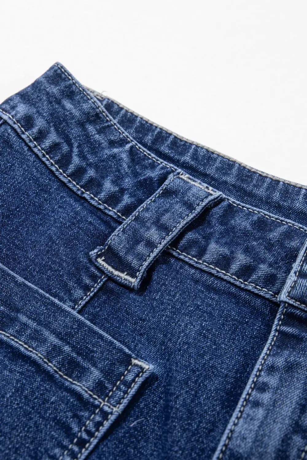 Wide Leg High Waist Pocketed Jeans