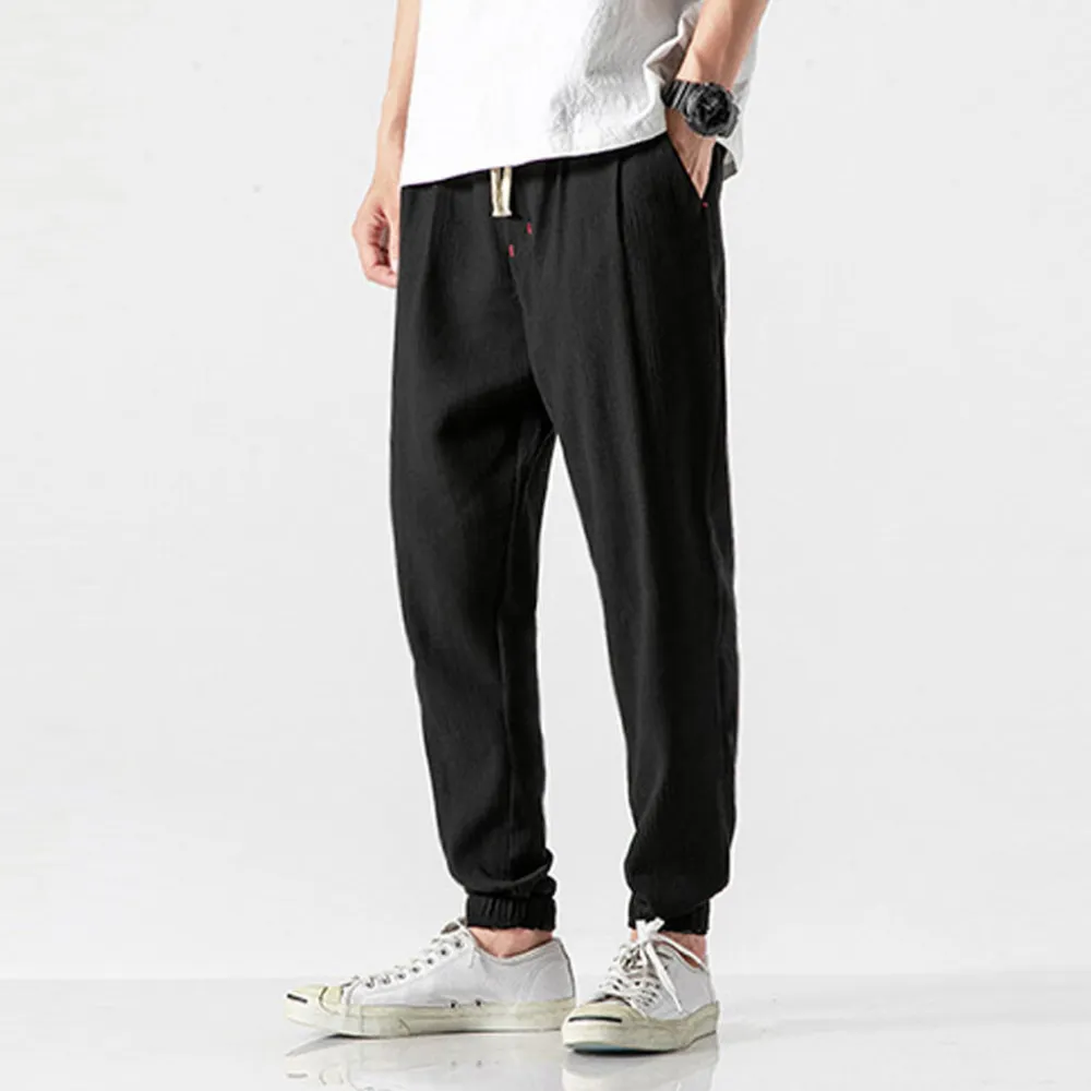 Lightweight Wide Harem Pants