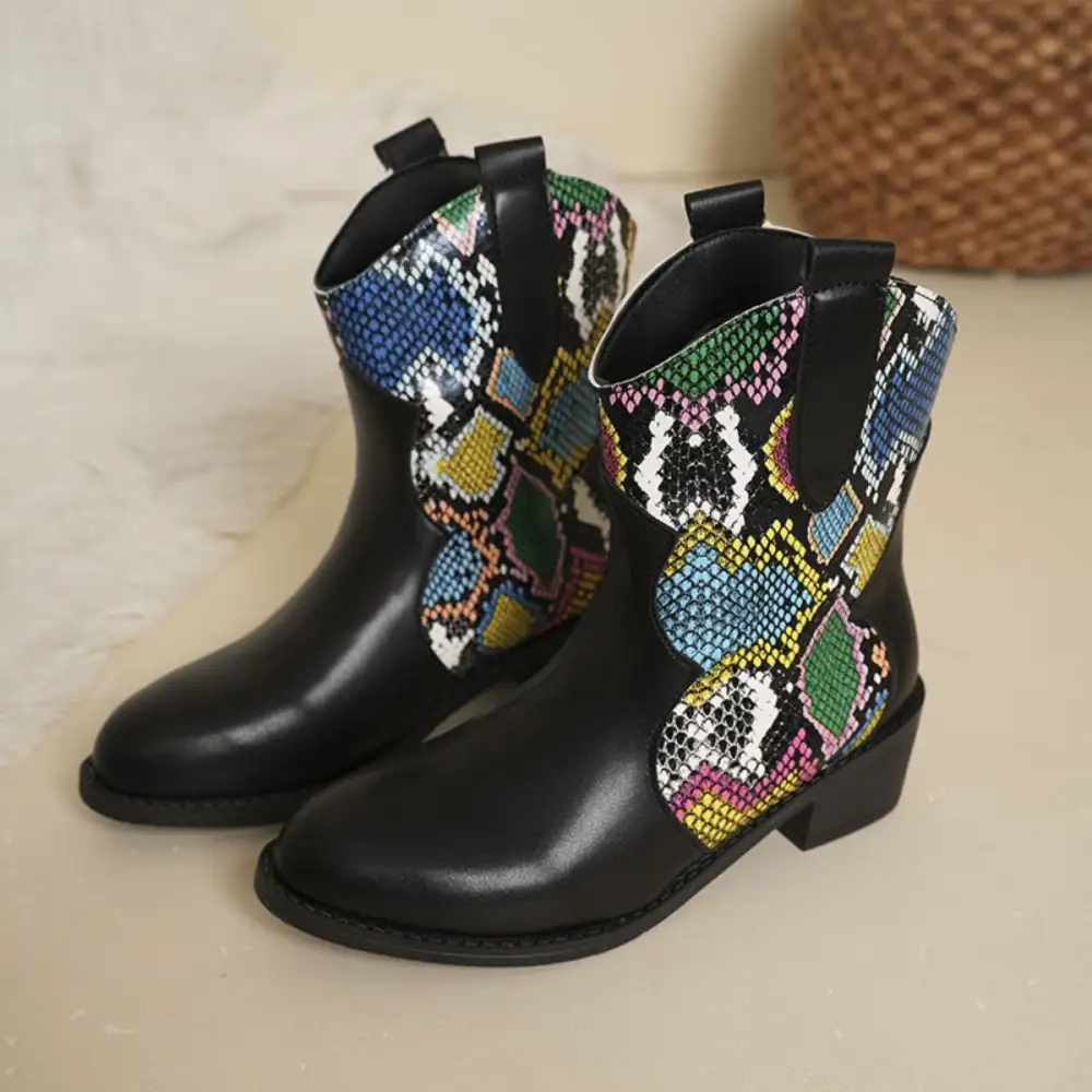 Pu Leather Boots