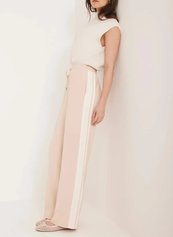 Casual Style Side Stripe Trousers