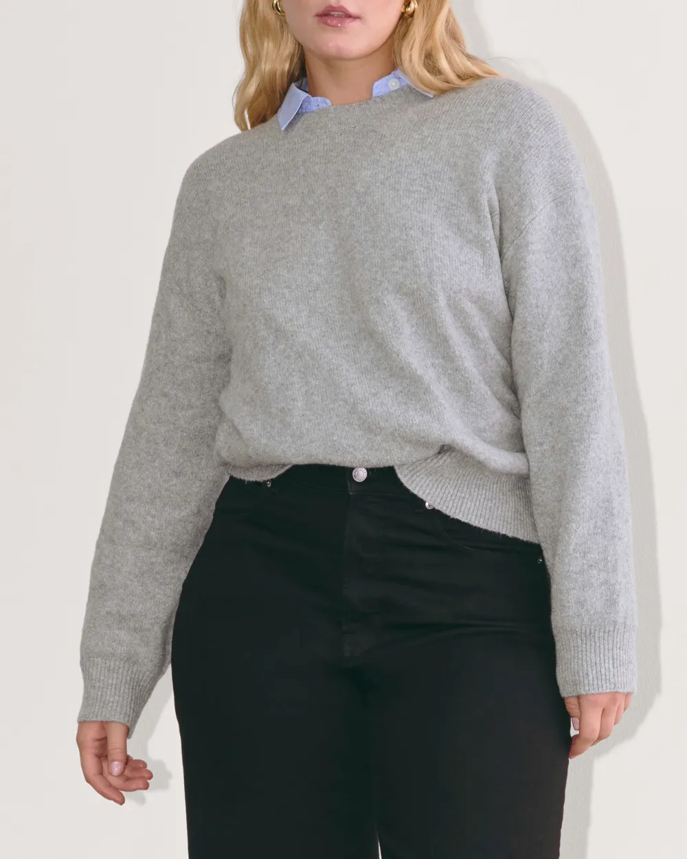 Sweater In Plush Cotton
