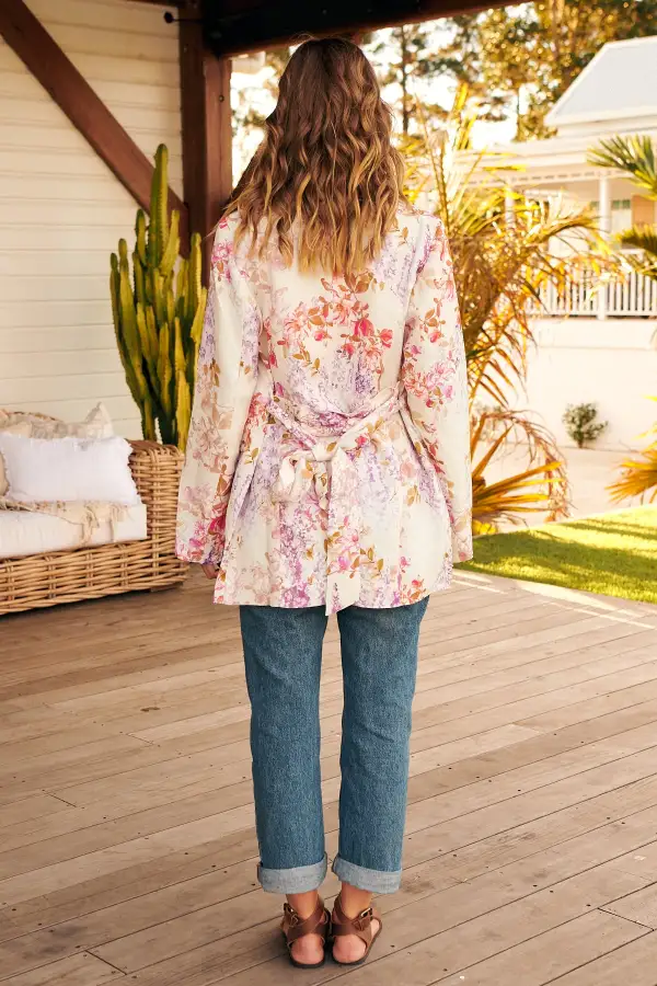 Joyful Blooms Blazer ~ MOS the label