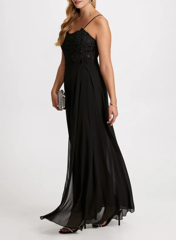 Elegant Mesh Jumpsuit