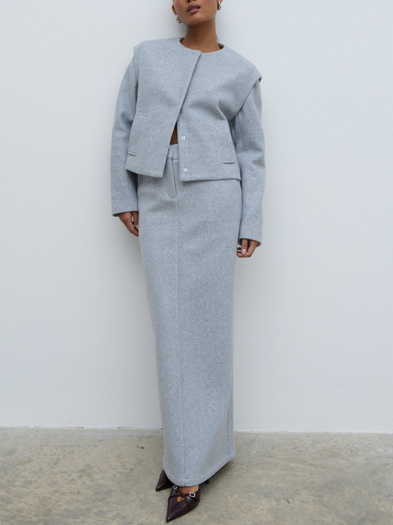 Cropped Boxy Jacket