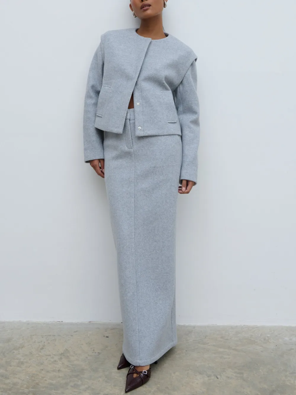 Cropped Boxy Jacket