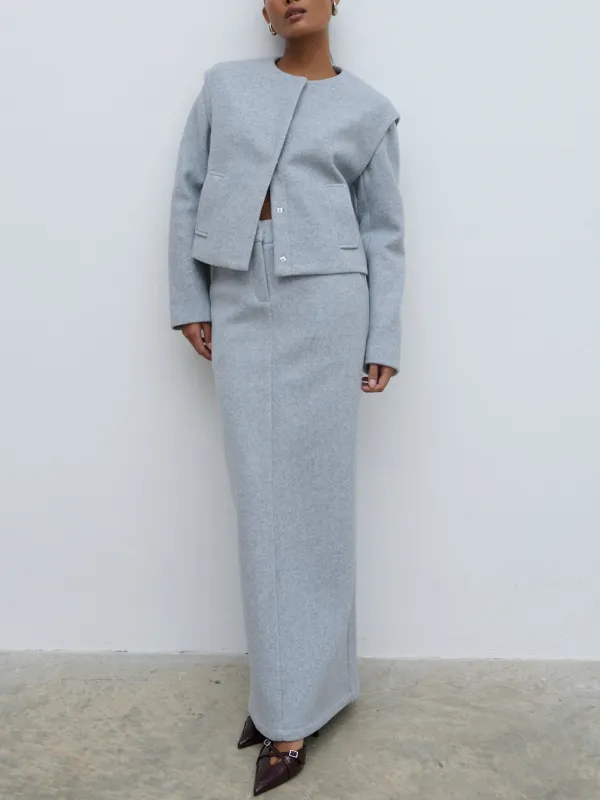 Cropped Boxy Jacket