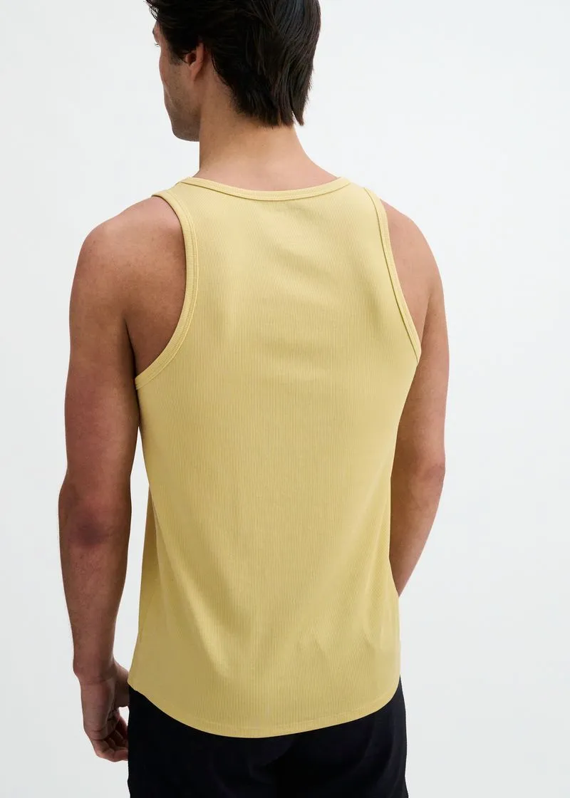 Workout Ribbed Stretch Tank Top