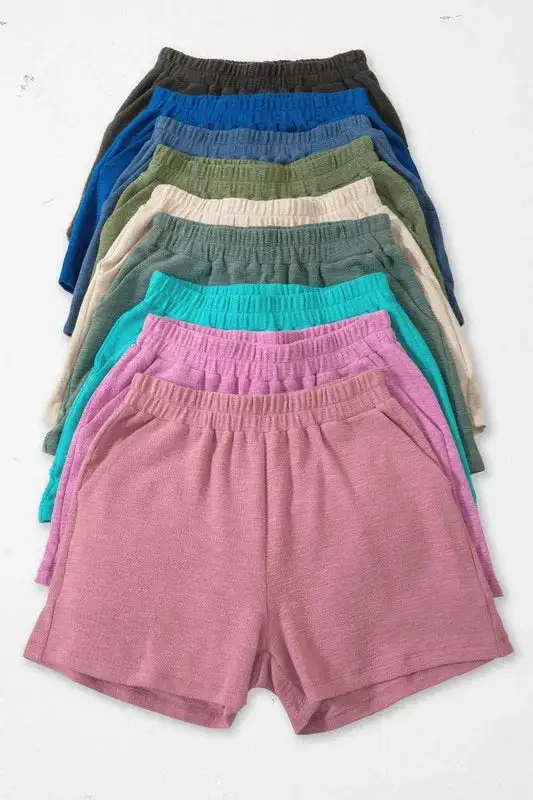 Cotton Slub Short Pants Shorts