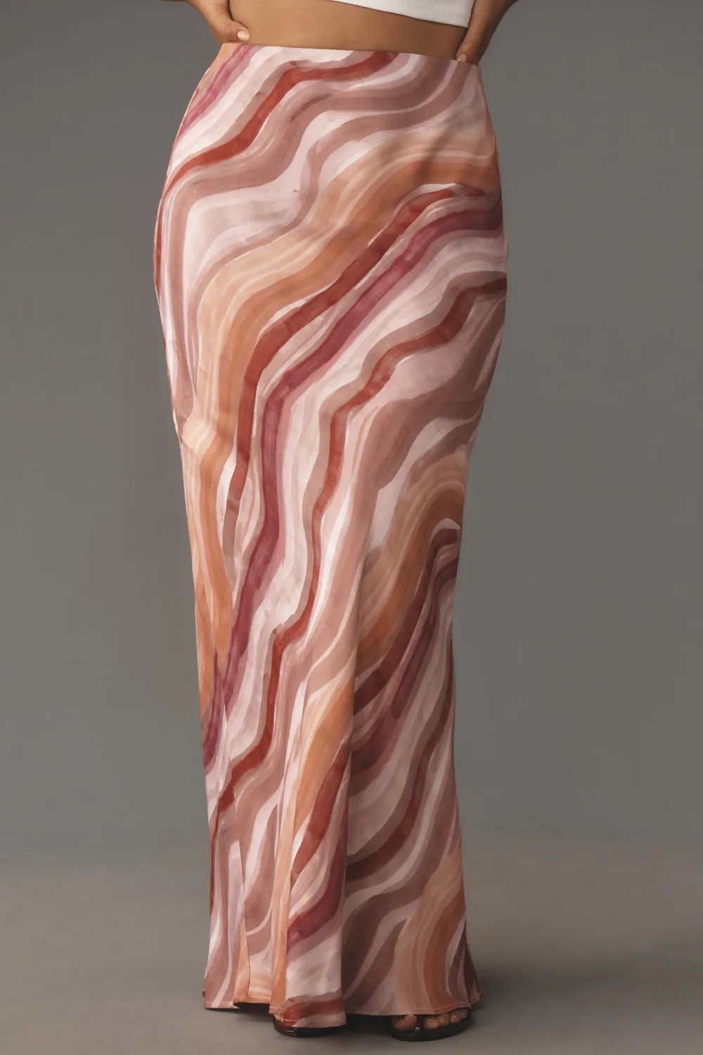 Pinted Maxi Skirt