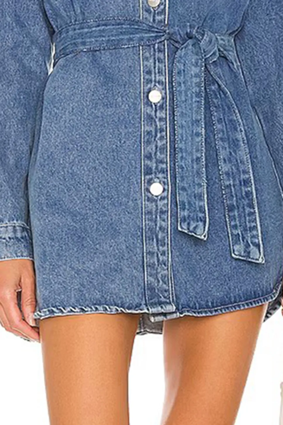 Long Sleeve Denim Dress