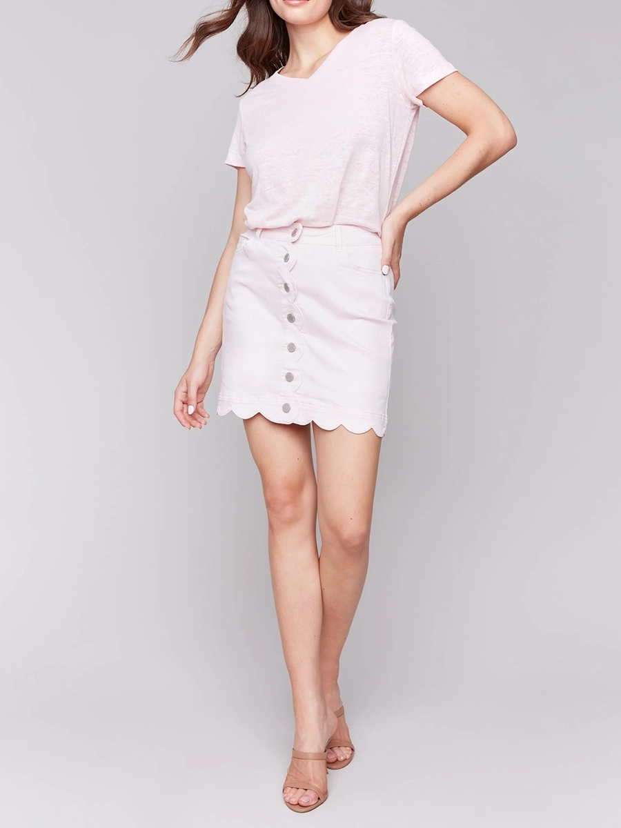 Slim Fit Hip-hugging Creative Front Button Women's Skirt