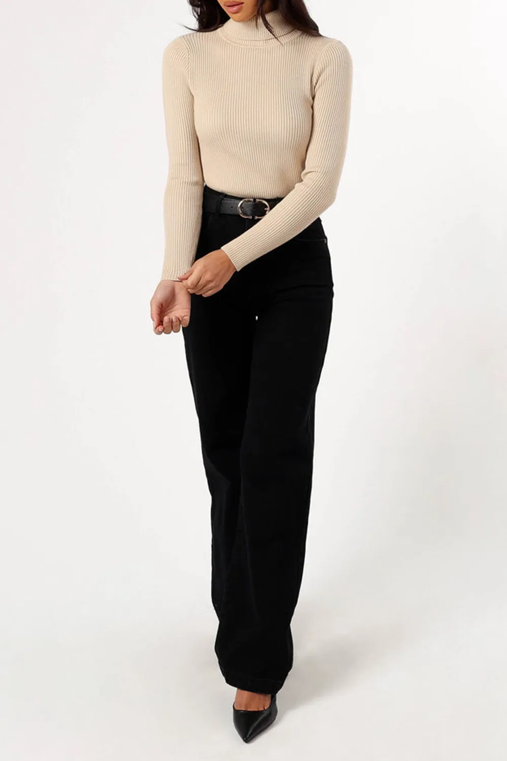 TURTLENECK KNITTED TOP