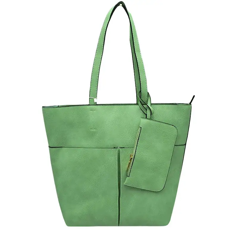 Vegan Leather Soft Tote Bag