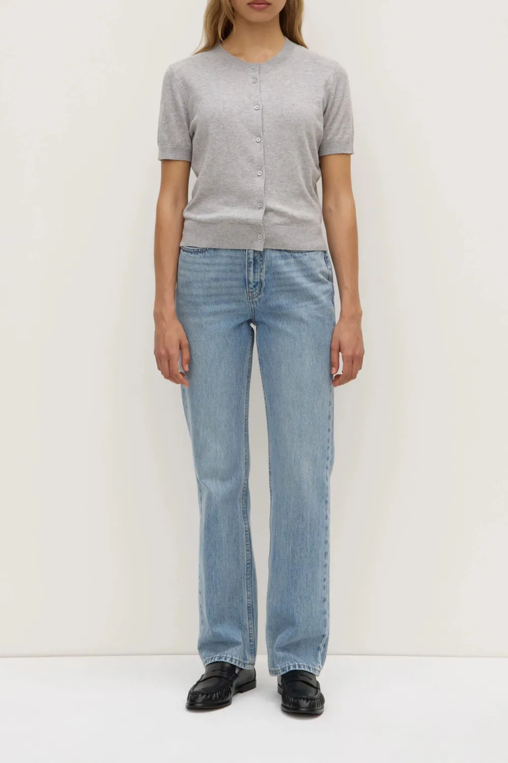 Ribbed Short Sleeved Pullover