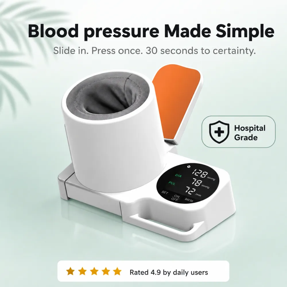 Slide-In Blood Pressure Monitor