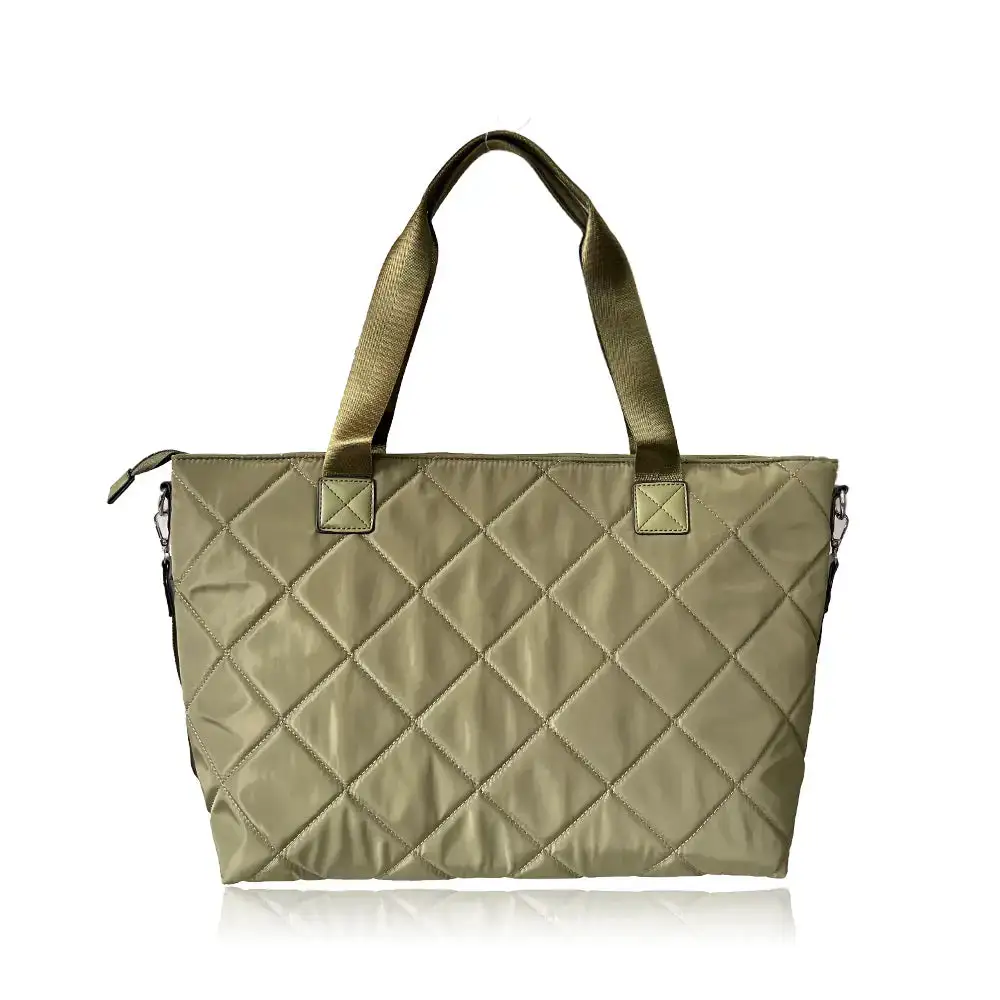 Padded Nylon Shoulder Bag