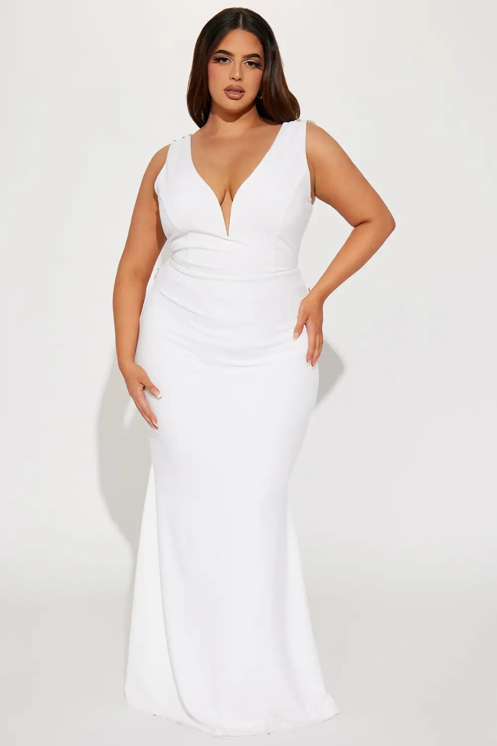 Perla Backless Gown - Ivory