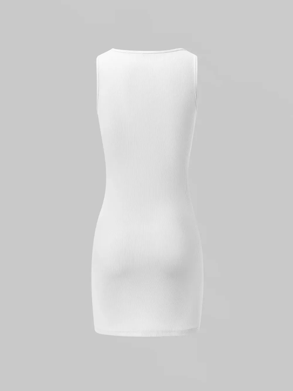 Y2K White Cross Pattern Dress Mini Dress