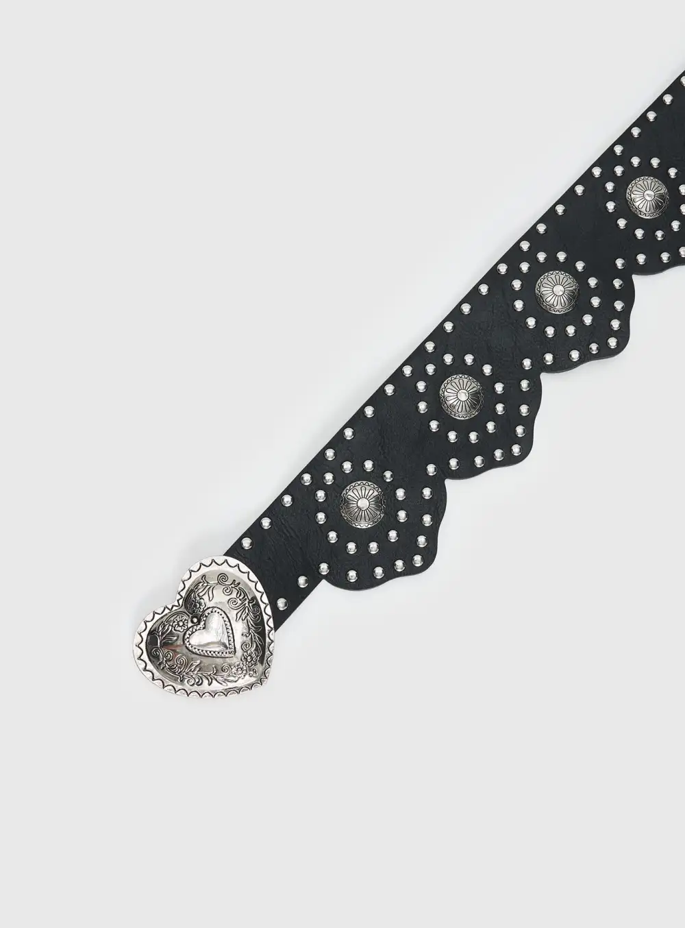 Simple Studded Buckle Belt