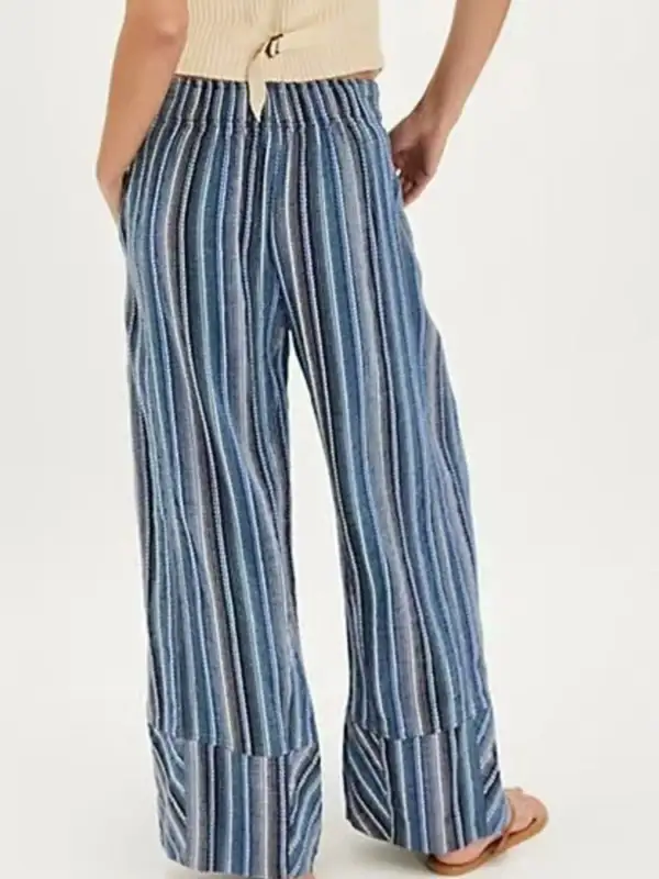 Everyday Striped Wide Leg Pants