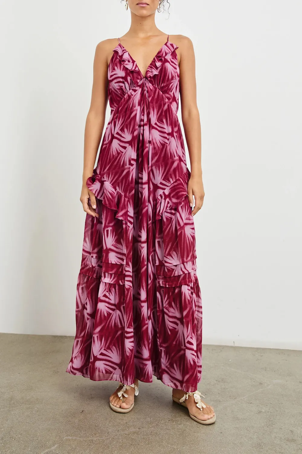 Gossamer Frilled Long Dress